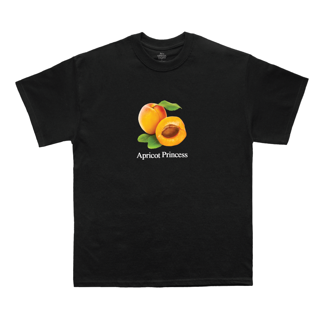 APRICOT PRINCESS BLACK TEE