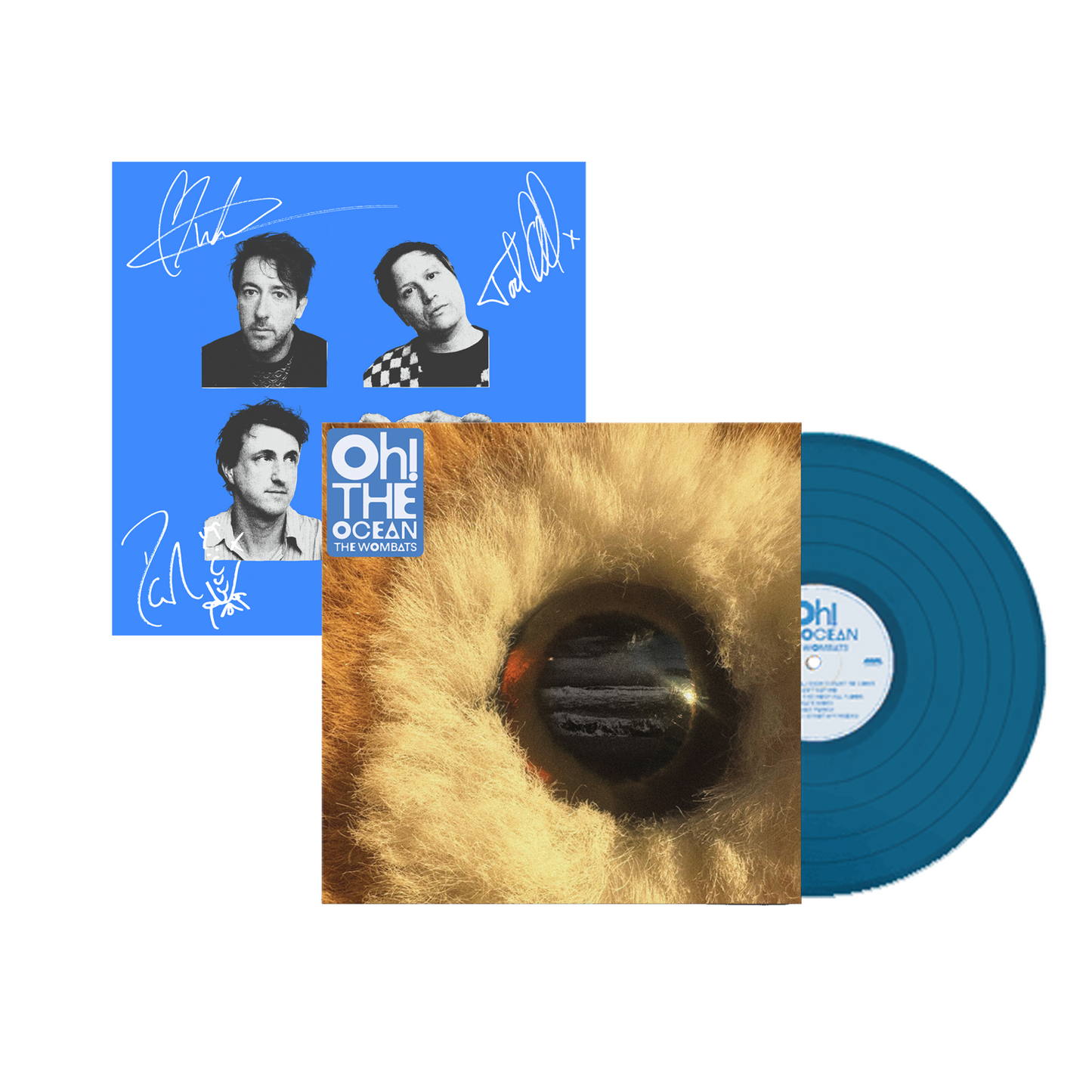 Oh! The Ocean Clear Blue Vinyl + Signed Art Card