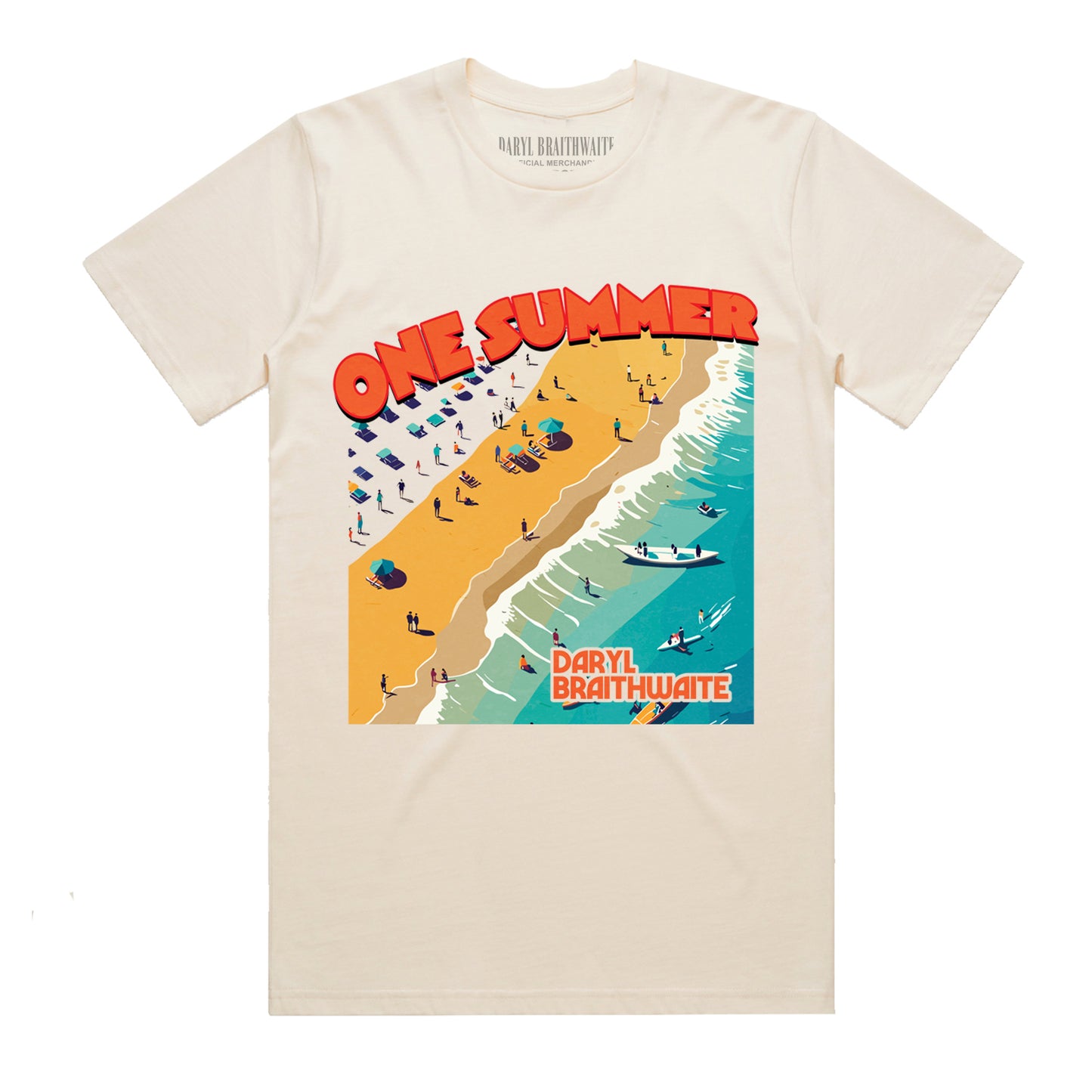 ONE SUMMER ECRU TEE