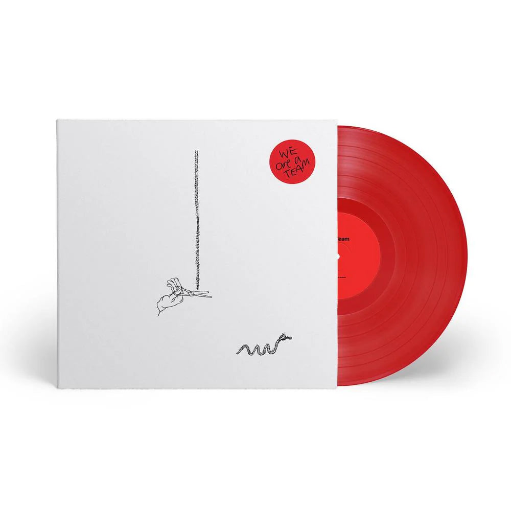 WE ARE A TEAM (TRANSPARENT BLOOD RED) VINYL