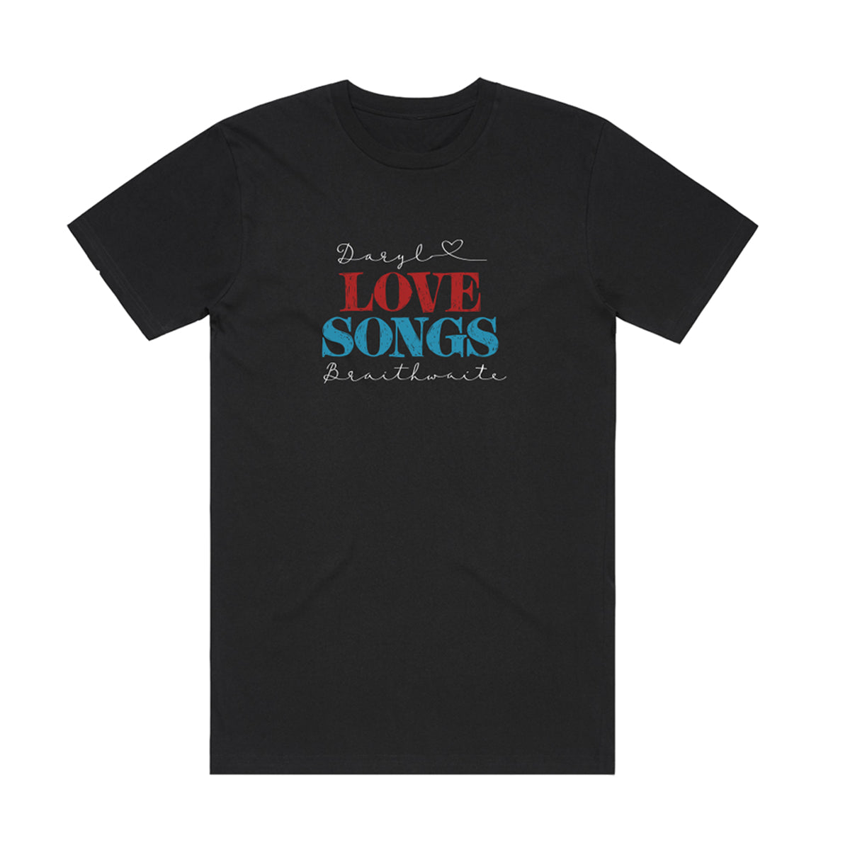 love-songs-black-tee-on-repeat