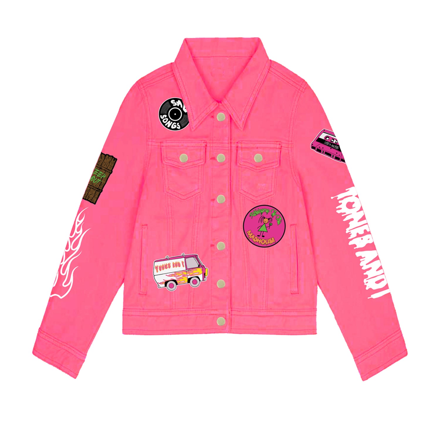 Pink denim jacket australia best sale