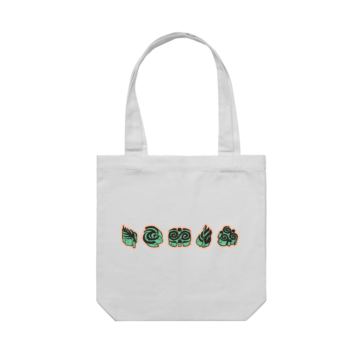 Snakes Tote (White)